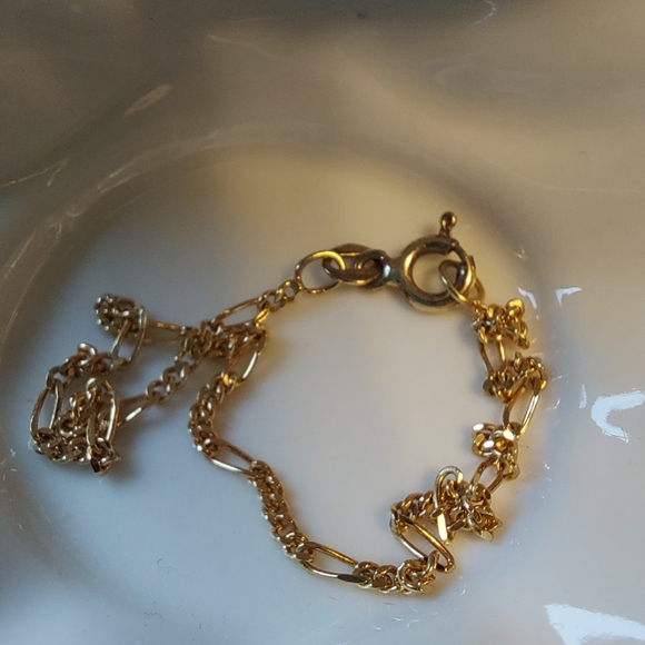 925 Italy Figaro Bracelet. - Picture 1 of 6